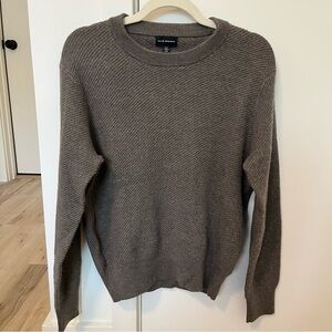Club Monaco Men’s Taupe Knit Pullover